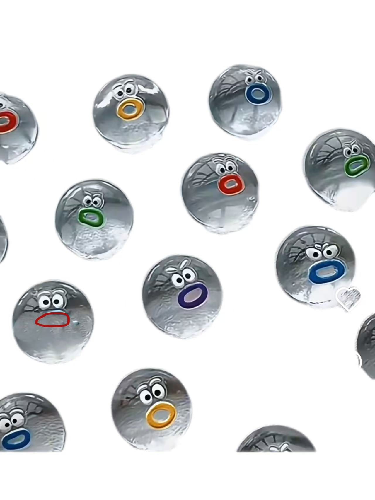 【Tiny Squeeze Bubs】Handmade Squishy Crystal Meme - Poke >_<