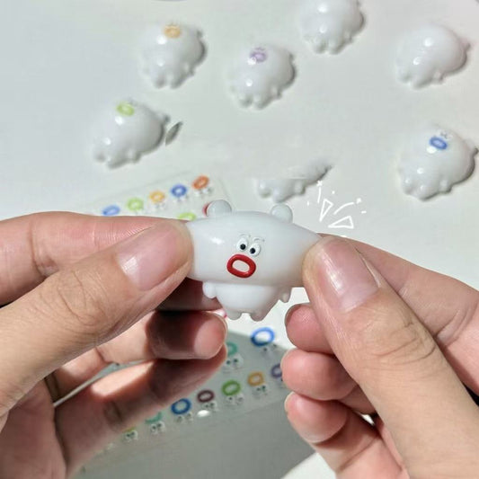 【Tiny Squeeze Bubs】Handmade Squishy Self Deprecating Little Bear - Poke >_<