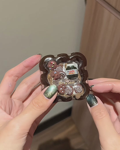 Handmade Nutella Chocolate Cake Squishy, Stress Relief Fidget Squeeze Ball
