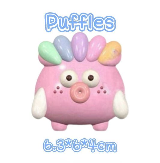 【The Wonky Bunch】Handmade Squishy Puffles - Poke >_<