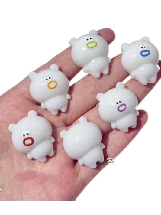 【Tiny Squeeze Bubs】Handmade Squishy Self Deprecating Little Bear - Poke >_<